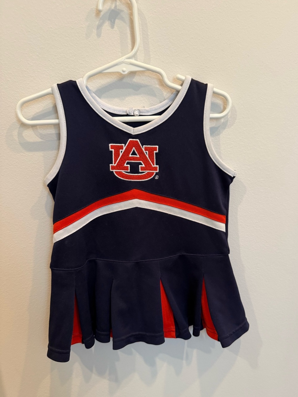 Under Armour Auburn Tigers Cheerleader Dress 2T Navy Orange AU